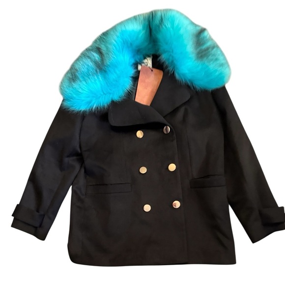 Julia Allert Fashionable Short Faux Fur Collar
Coat Women’s Size XL - Picture 8 of 9